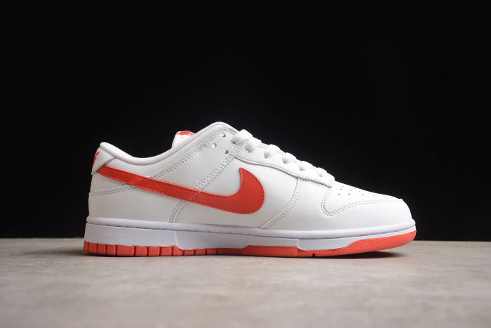 SB Dunk Low Retro White Picante Red Sneakers DV0831-103