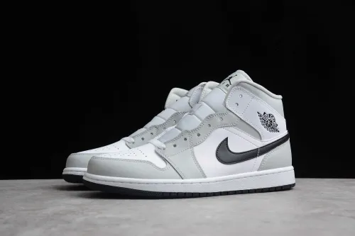Jordan 1 Mid Light Smoke Grey