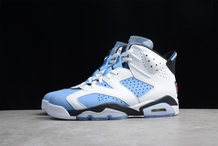 Air Jordan 6 Retro UNC University Blue/White/Black CT8529-410