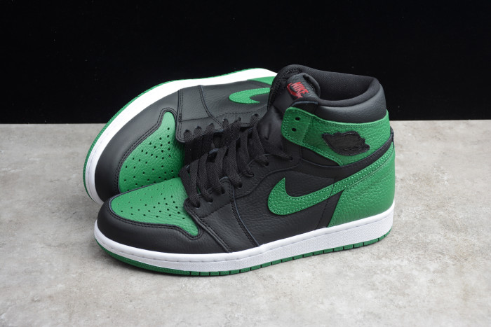 Air Jordan 1 Retro High OG Pine Green White Black Gym Red 555088-030