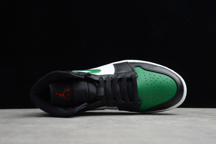 Air Jordan 1 Mid 'Pine Green' / 'Green Toe' 554724-067