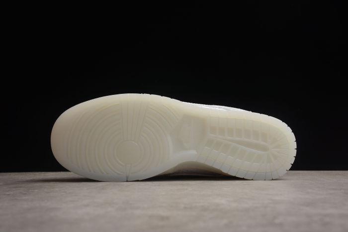 FN0315-110 CLOT × Fragment × Nike Dunk Low White Black