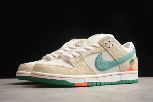 FD0860-001 Jarritos × Nike SB Dunk Low Phamtom Safety Orange-Malachite
