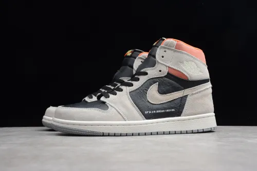 Air Jordan 1 Retro High Neutral Grey Hyper Crimson 555088-018