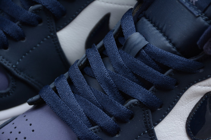 Air Jordan 1 Mid Obsidian Sanded Purple 554724-445