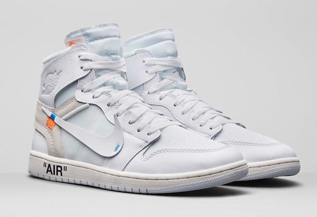 Air Jordan 1 Retro High OG x OFF-WHITE Euro AQ0818-100