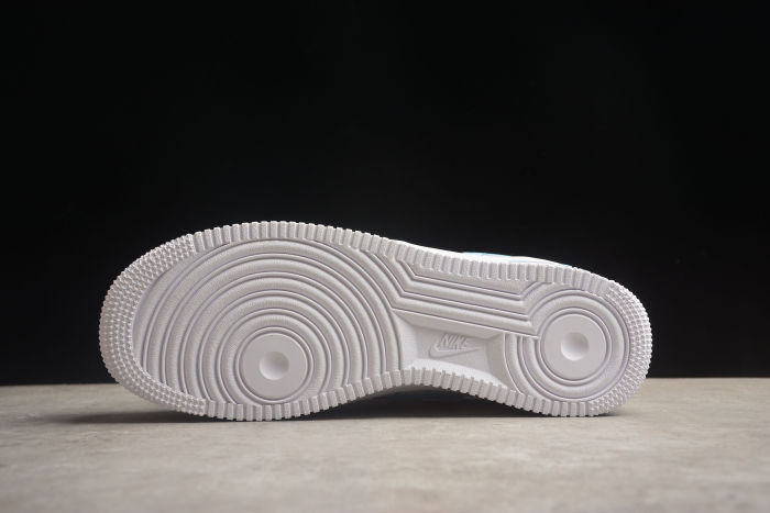 Air Force 1 Low Blue Dripping Custom CW2288-005