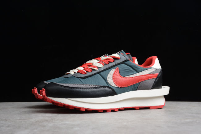 Nike LD Waffle sacai Undercover Midnight Spruce University Red DJ4877-300