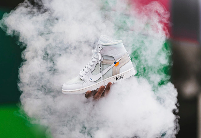 Air Jordan 1 Retro High OG x OFF-WHITE Euro AQ0818-100