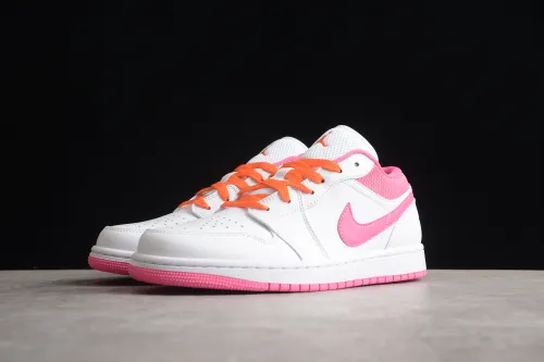Air Jordan 1 Low White Pinksicle Safety Orange DR9498 168