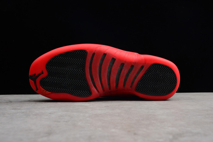 Air Jordan 12 Retro Flu Game Black Red 2016 (130690-002)