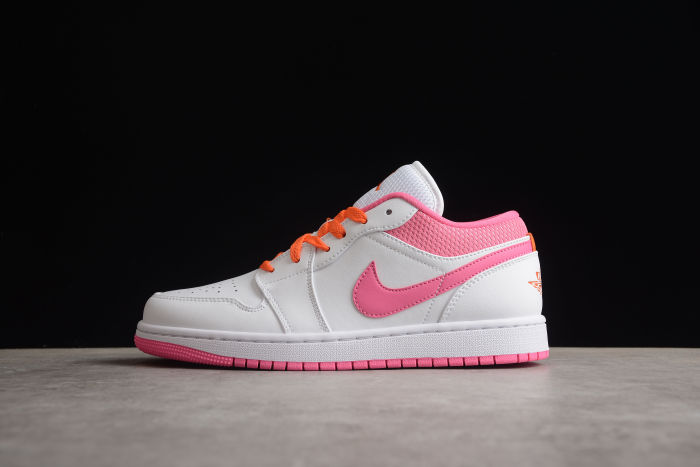 Air Jordan 1 Low White Pinksicle Safety Orange DR9498 168