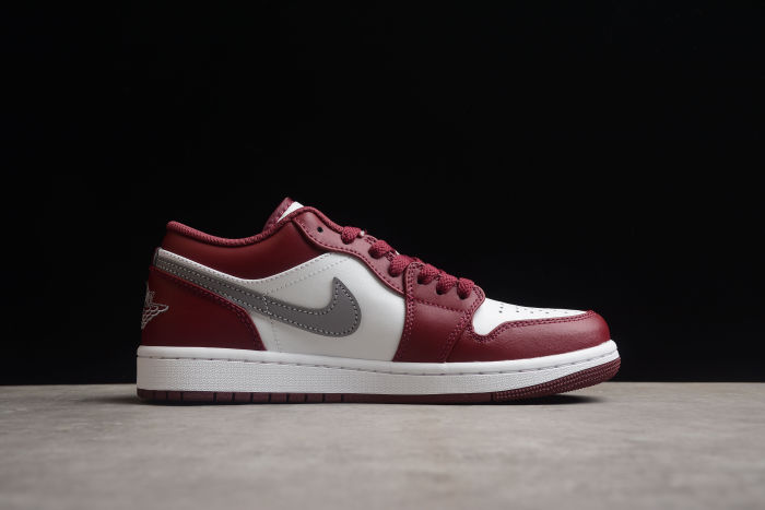 Air Jordan 1 Low Bordeaux Cherrywood/Red/Grey 553558-615