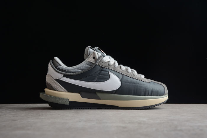 Sacai x Nike Cortez 4.0 OG DQ0581-100 Grey DQ0581-001