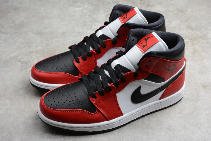 Jordan 1 Mid Chicago Black Toe 2020 (554724-069)