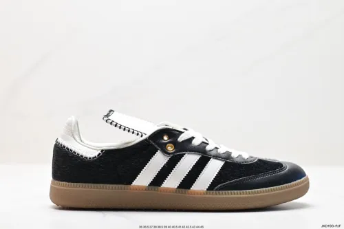 Wales Bonner adidas Samba Pony Tonal Low Core Black Cream White IE0580