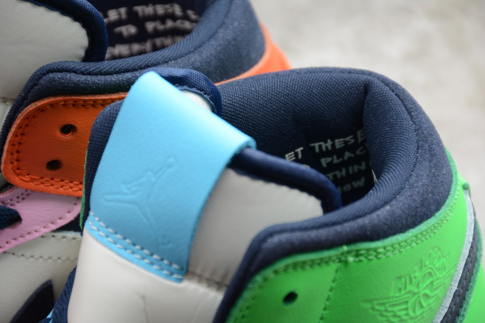 Jordan 1 Mid x Melody Ehsani SE Fearless 2019 (CQ7629-100)