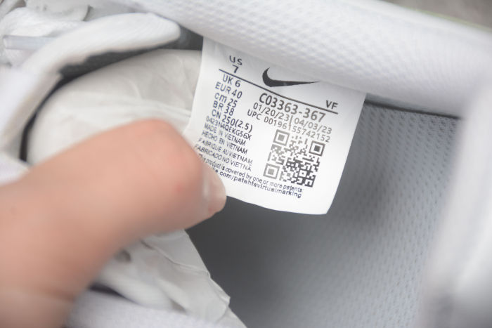 Air Force 1'07 Low Retro SP Leather White Green C03363 367