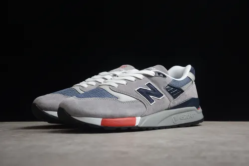 New Balance 998 Grey Navy Red' M998GNR
