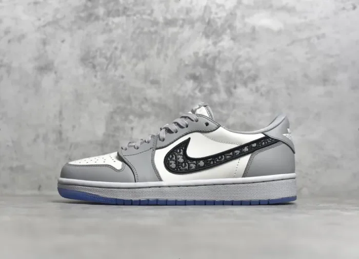 Dior x Air Jordan 1 Low 'Wolf Grey' CN8608-002