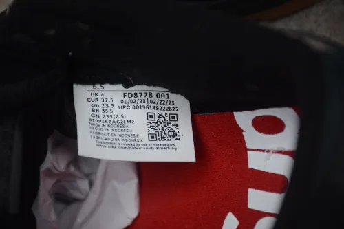 Supreme x Nk SB Dunk Low Rammellzee FD8778-001
