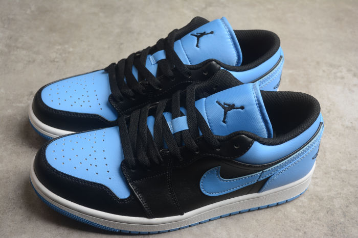 Air Jordan 1 Low Black University Blue 553558-041