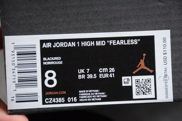 Air Jordan 1 Mid SE Gold Pendants Dark Beetroot CZ4385- 016