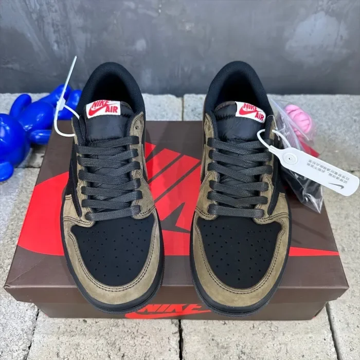 Travis Scott x Air Jordan 1 Low Black and Brown