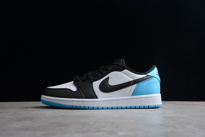 Air Jordan 1 Retro Low OG Dark Powder Blue UNC  White Black CZ0790-104
