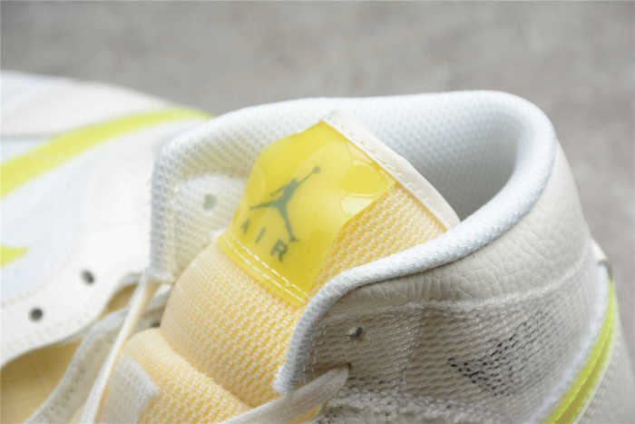 Air Jordan 1 Mid SE Voltage Yellow/White/Sail DB2822-107