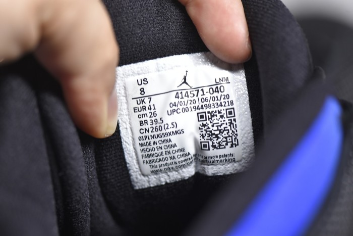 Air Jordan 13 Black Hyper Royal 414571-040 OG XIII