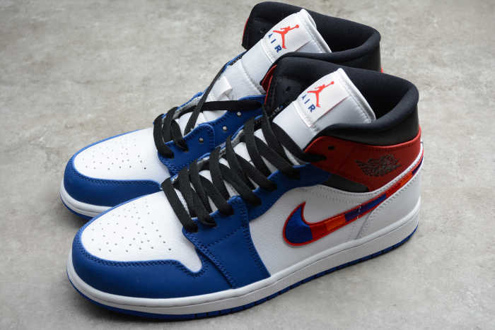 Air Jordan 1 Mid Multi-Color Swoosh 852542-146