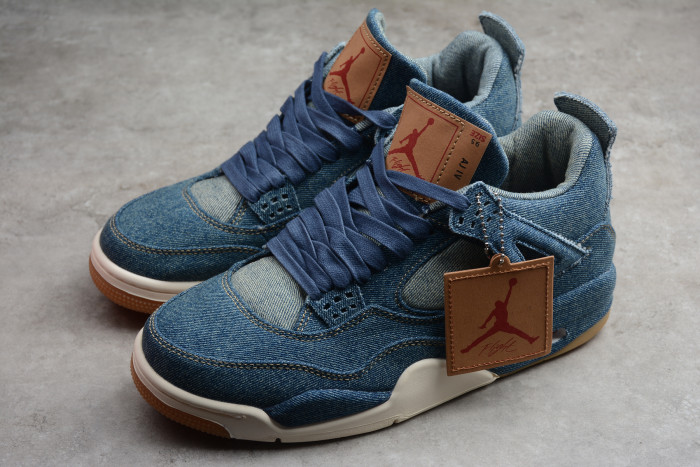 Levi's x Air Jordan 4 Blue Denim AO2571-401