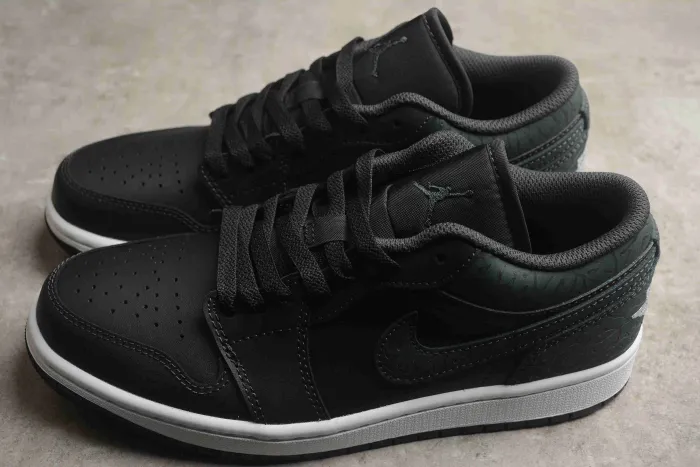 Air Jordan 1 Low Black Elephant White FB9907-001