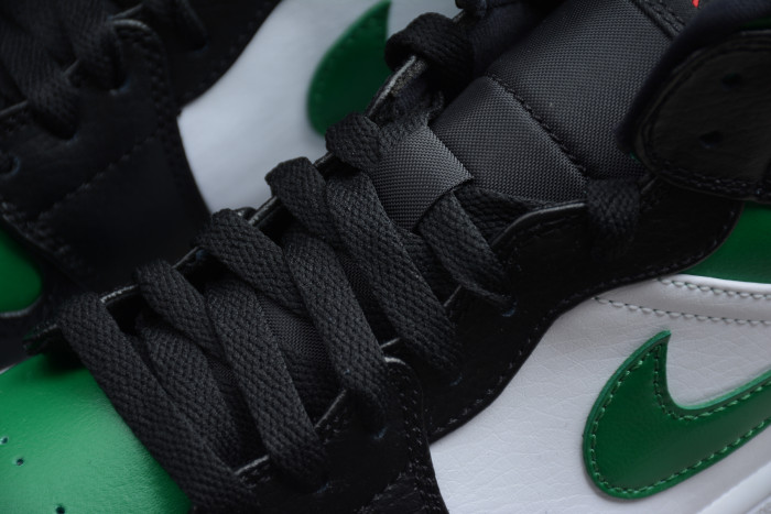 Air Jordan 1 Mid 'Pine Green' / 'Green Toe' 554724-067