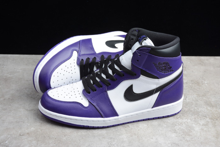 Air Jordan 1 Retro High Court Purple White 555088-500