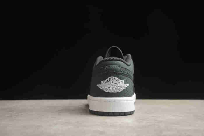Air Jordan 1 Low Black Elephant White FB9907-001