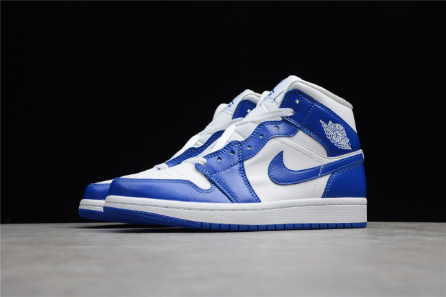 Jordan Air Jordan 1 Mid Kentucky Blue Sneakers - Farfetch