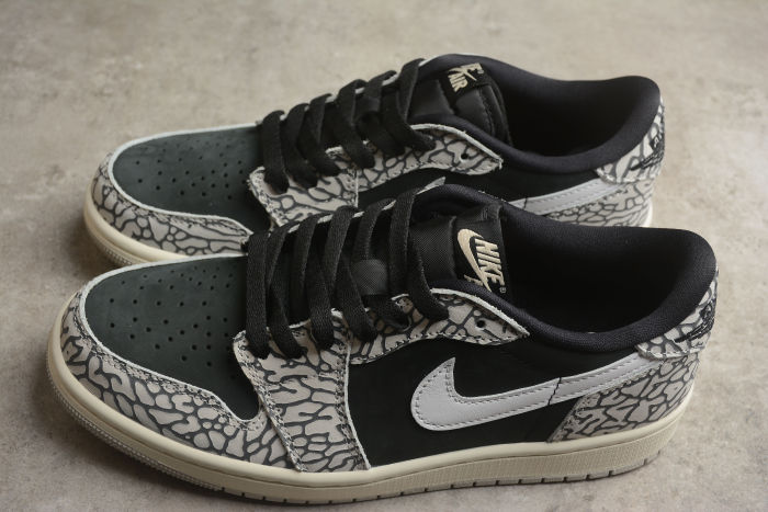 Air Jordan 1 Retro Low OG Black Cement CZ0790-001
