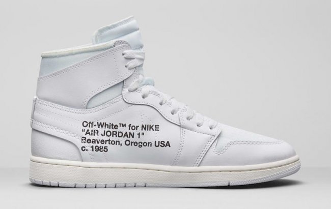 Air Jordan 1 Retro High OG x OFF-WHITE Euro AQ0818-100