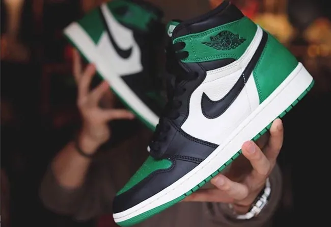 Air Jordan 1 High Pine Green size 12 555088-302 OG