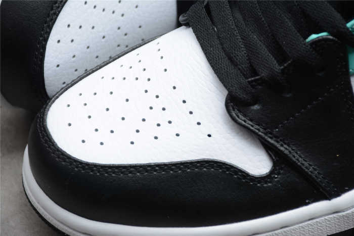 Air Jordan 1 Mid White Tropical Twist Black 554724-132