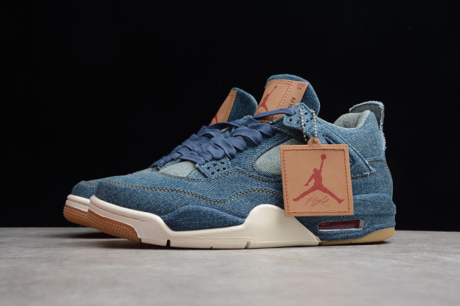 Levi's x Air Jordan 4 Blue Denim AO2571-401