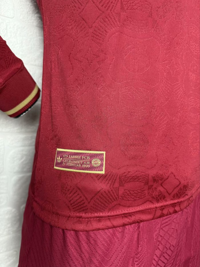 Bayern Munich 125th Anniversary Player Long Sleeve Jersey 25/26