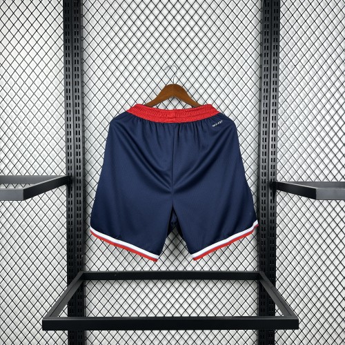 Los Angeles Clippers Team Basketball Shorts Blue 2025