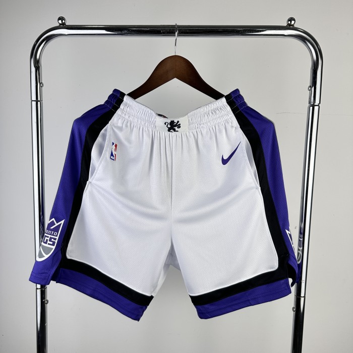 Sacramento Kings  Shorts White Classic Edition   23/24