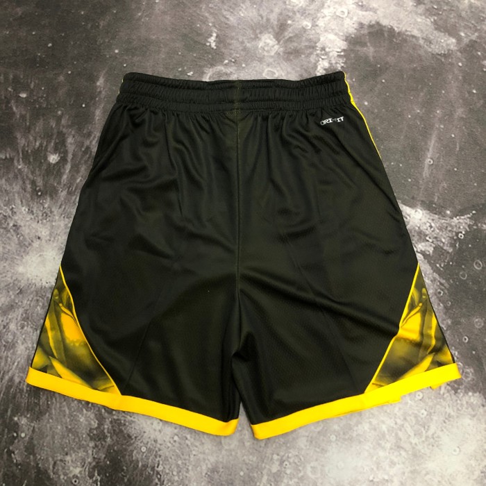 Golden State  Black Basketball Shorts City Edition 23seasom