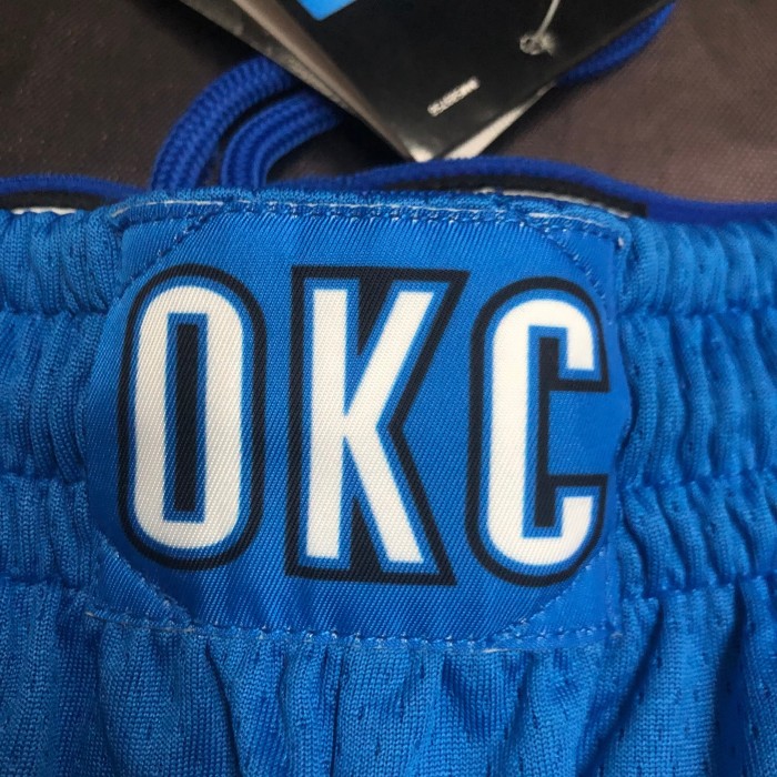 Oklahoma City Thunder   Basketball  Shorts Blue 2024