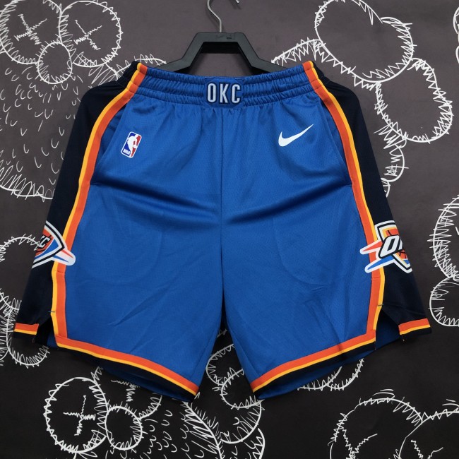 Oklahoma City Thunder   Basketball  Shorts Blue 2024