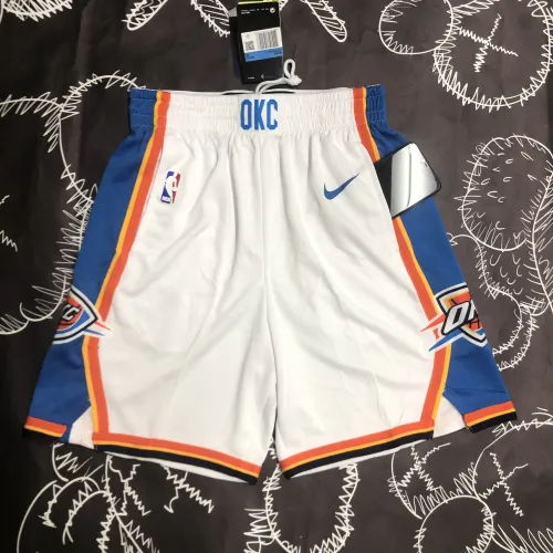 Oklahoma City Thunder   Basketball  Shorts  White  2024